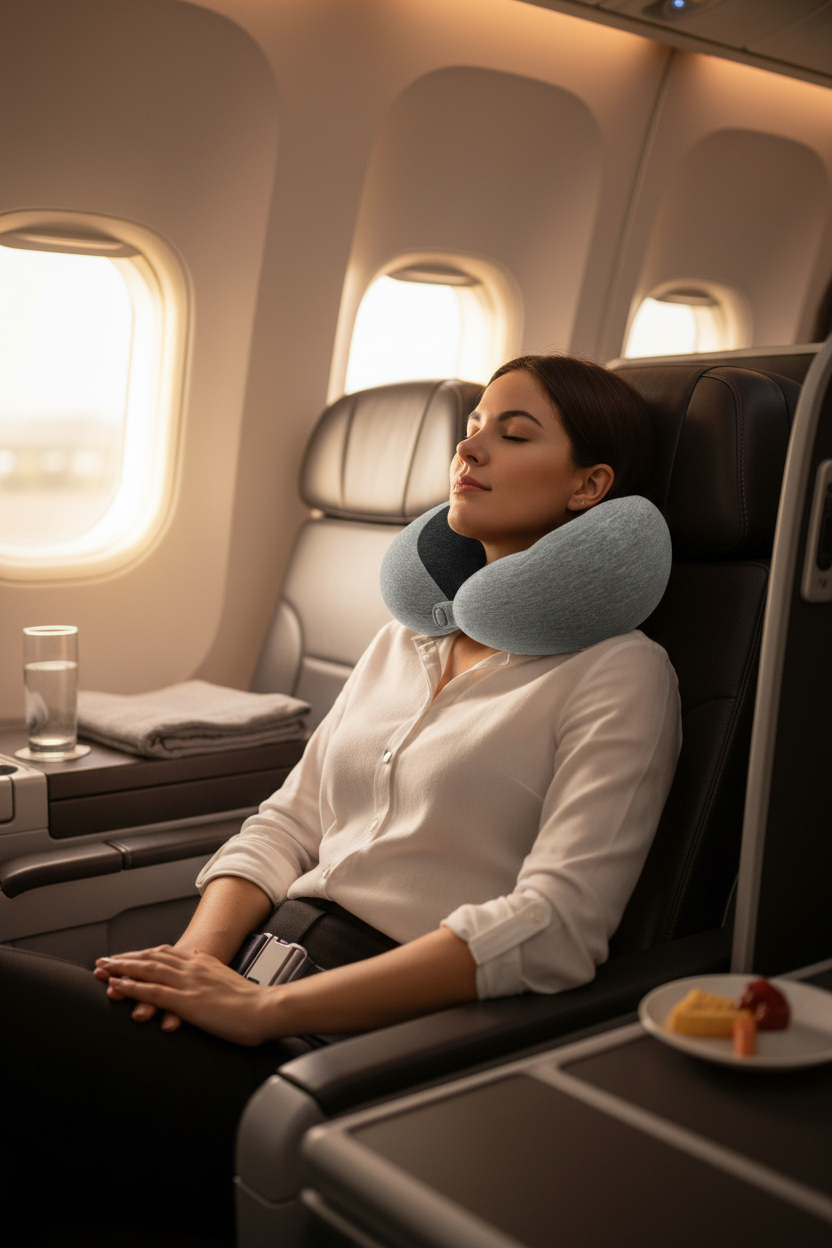 Luxe business class nekkussen